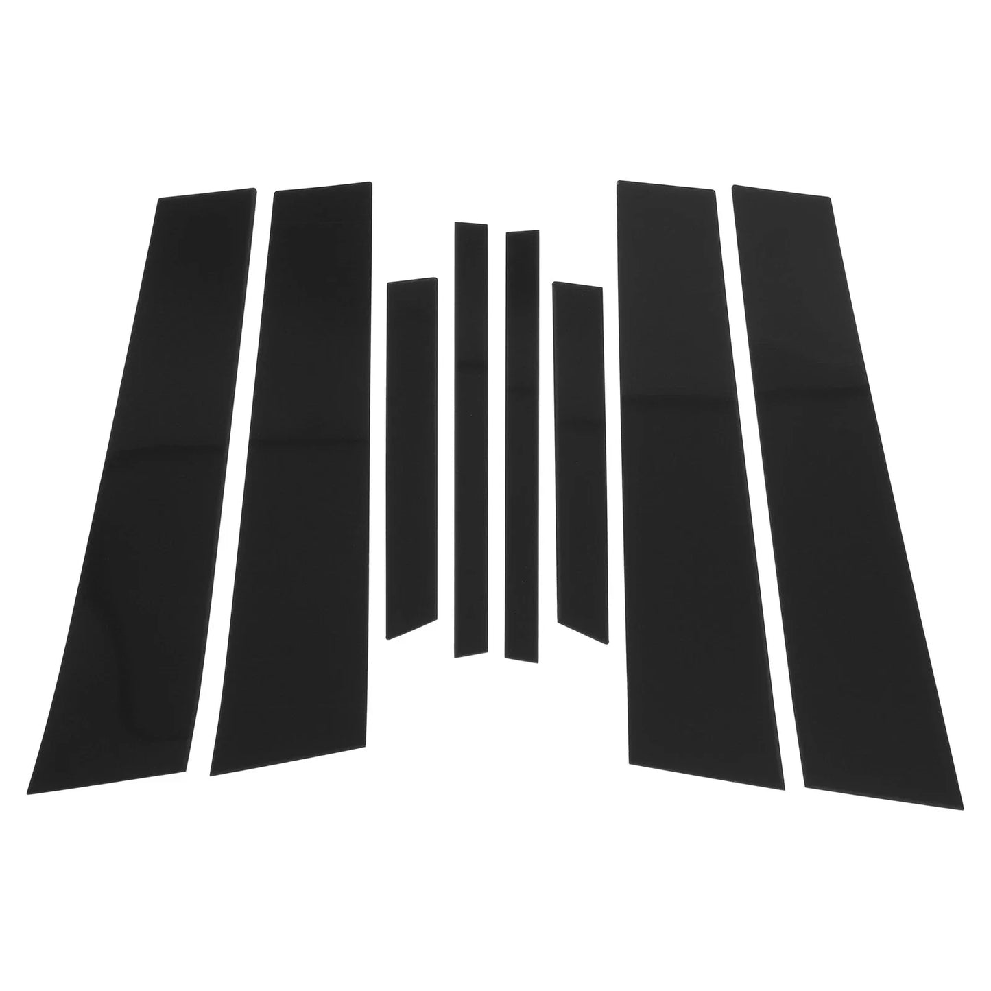 8 x Door Pillar Window Trim for BMW X4 Black (2014-2018)