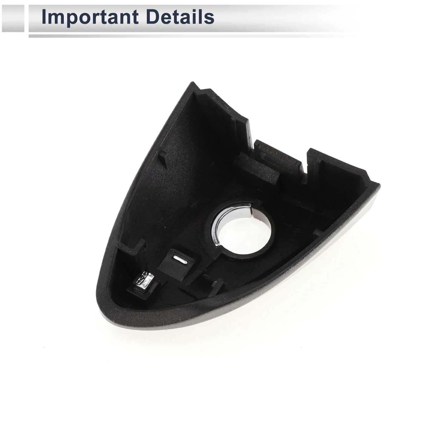 Front Left Door Handle Lock Cylinder Cover for Toyota Corolla (2014–2018) Deep Gray