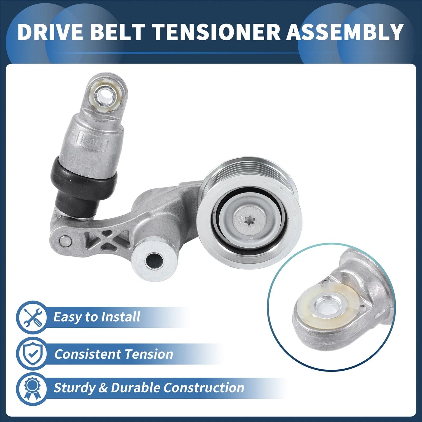 Belt Tensioner for Honda Civic 2013-2022 - Metal 1 x Unit