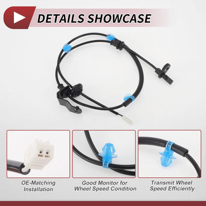 ABS Wheel Speed Sensor No. 57470TF0003 for Honda Fit (2012–2014) Rear Right