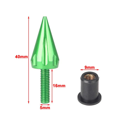 10 Pcs Spike Windshield Bolts for Honda Yamaha Suzuki BMW Ducati Universal
