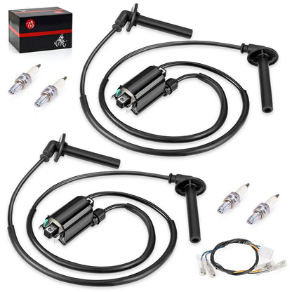 2X Ignition Coil & Spark Plug Set for Honda ST1100 (1991–2003)