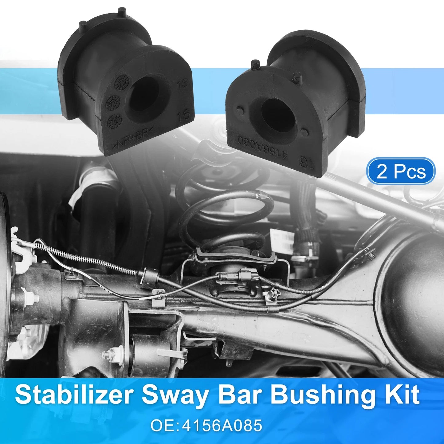 2X Stabilizer Sway Bar Bushing Kit 4156A085 for Mitsubishi Outlander Sport (2011–2021)