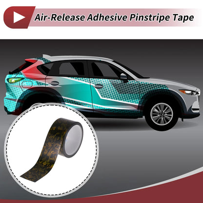 Pinstripe Tape 30mm for Car Motorcycle Boat Laser Gold Tone