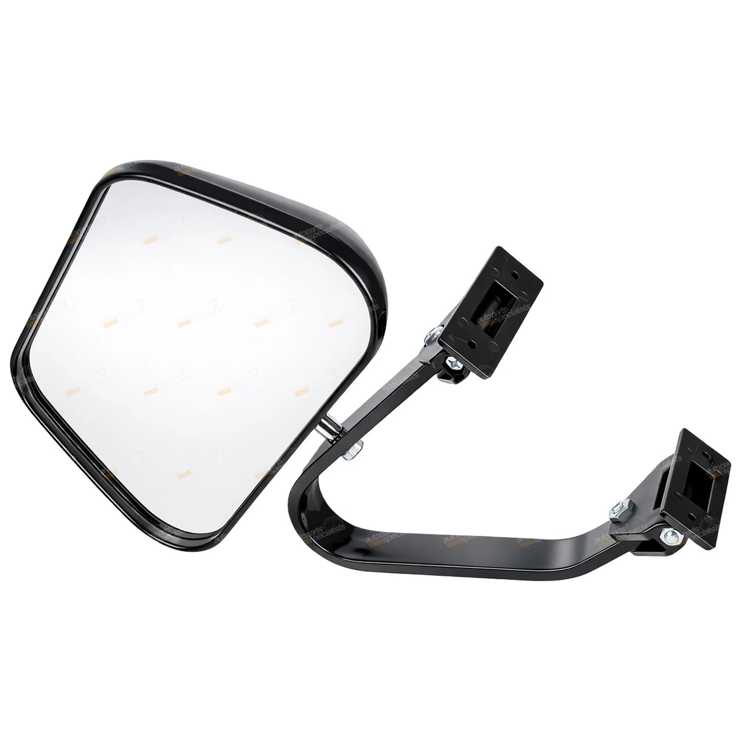 Door Mirror for Ute Truck (Swing Away, Black)