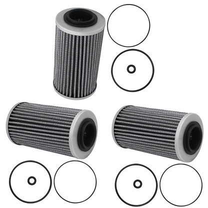 Set of 3 Oil Filters for Sea-Doo RXT-X RXP-X GTX 300 (2016–2022)
