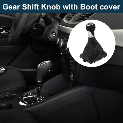6 Speed Gear Shifter Knob with Cover No. 8K0863278H for Audi A4 B8 (2007–2015)