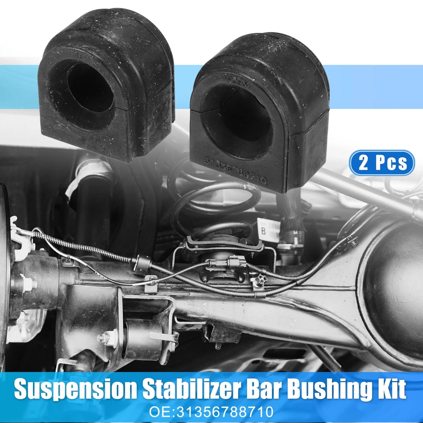 2X Suspension Stabilizer Bar Bushings No. 31356788710 for BMW X3 (2011)