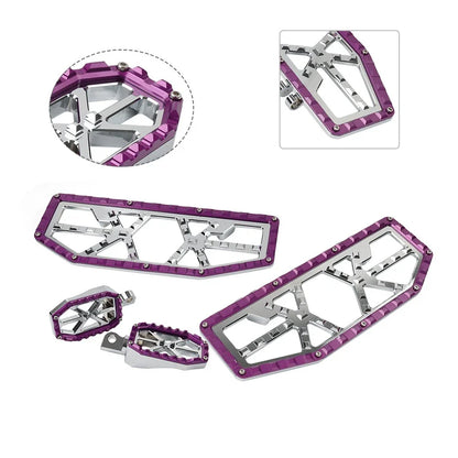Driver Passenger Floorboard Foot Pegs for Harley Electra Glide