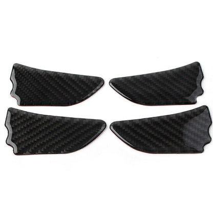 4 x Carbon Fiber Interior Door Bowl Cover Trim for Subaru Forester (2013-2018)