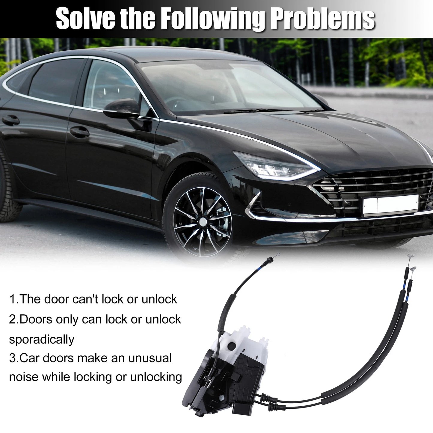 Rear Right Door Latch Lock Actuator for Hyundai Tucson (2016–2019) 81420-D3000