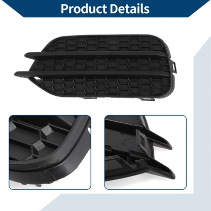 1 Pc Fog Light Grill for VW Tiguan (2009–2017) No. 5N0853665F9B9 Black