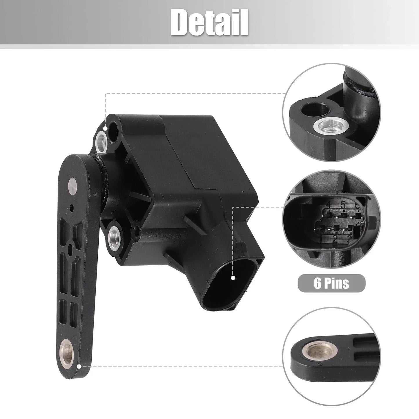 Rear Left Air Suspension Ride Height Level Sensor for BMW X5 3.0i