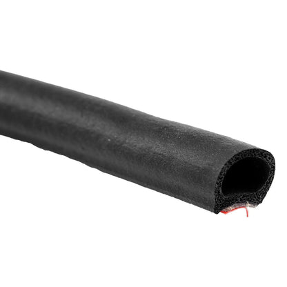 D-Shape Seal Strip Trim Front Rear Windshield Sunroof Weatherstrip Rubber