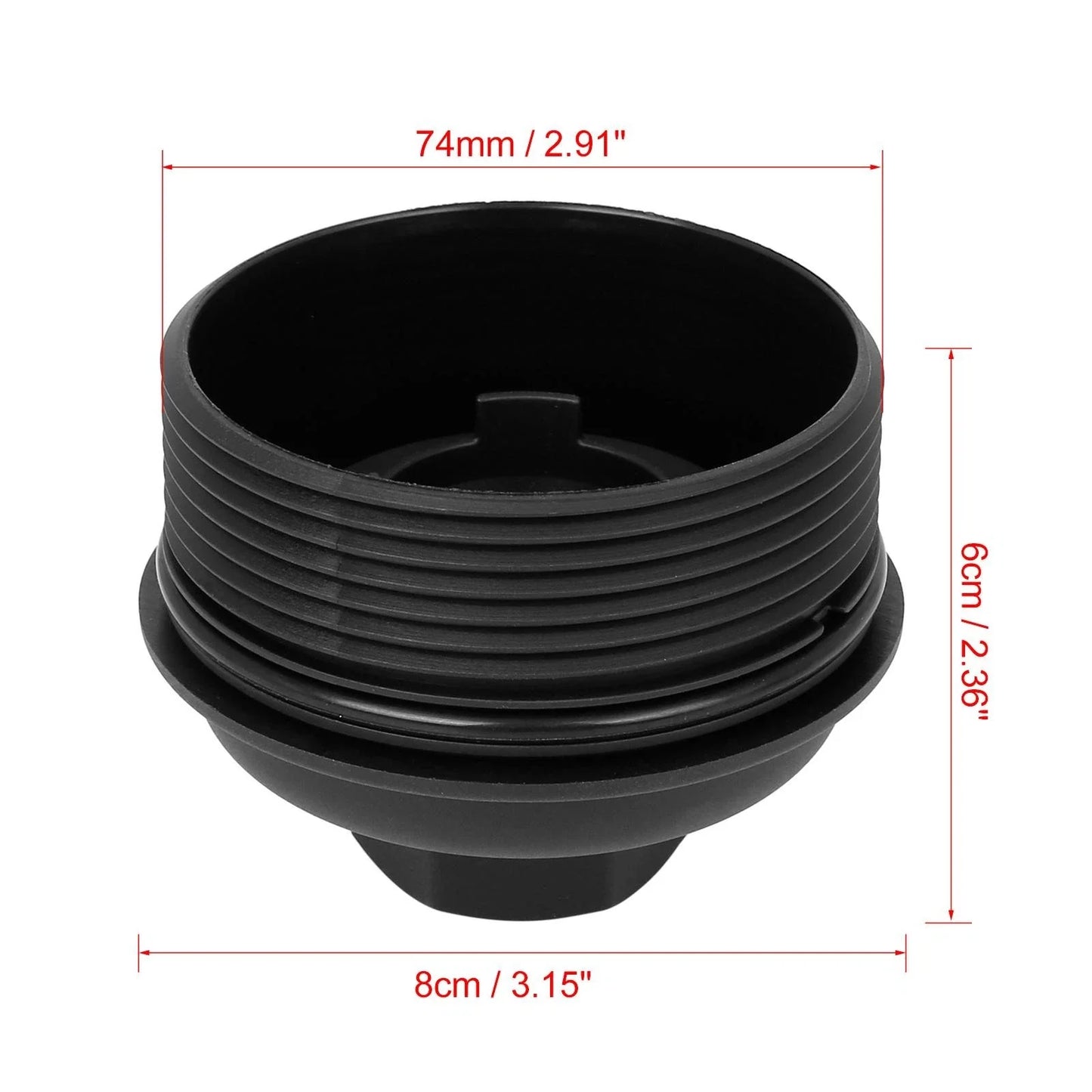 Oil Filter Cap Cover Replacement for Buick, Chevrolet, GMC (2000-2023)
