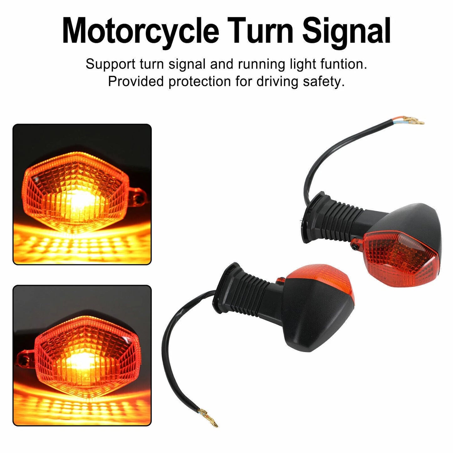 2X Amber Turn Signals for Suzuki DL650 DL1000 V-Strom (2004–2023)