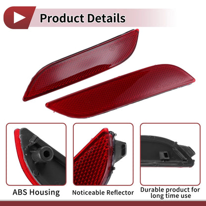 1 Pair Rear Bumper Reflectors for Toyota Camry (No. 8191006080)