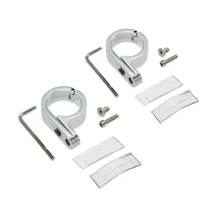 1 1/4" Chrome Universal Handlebar Mounts for Harley