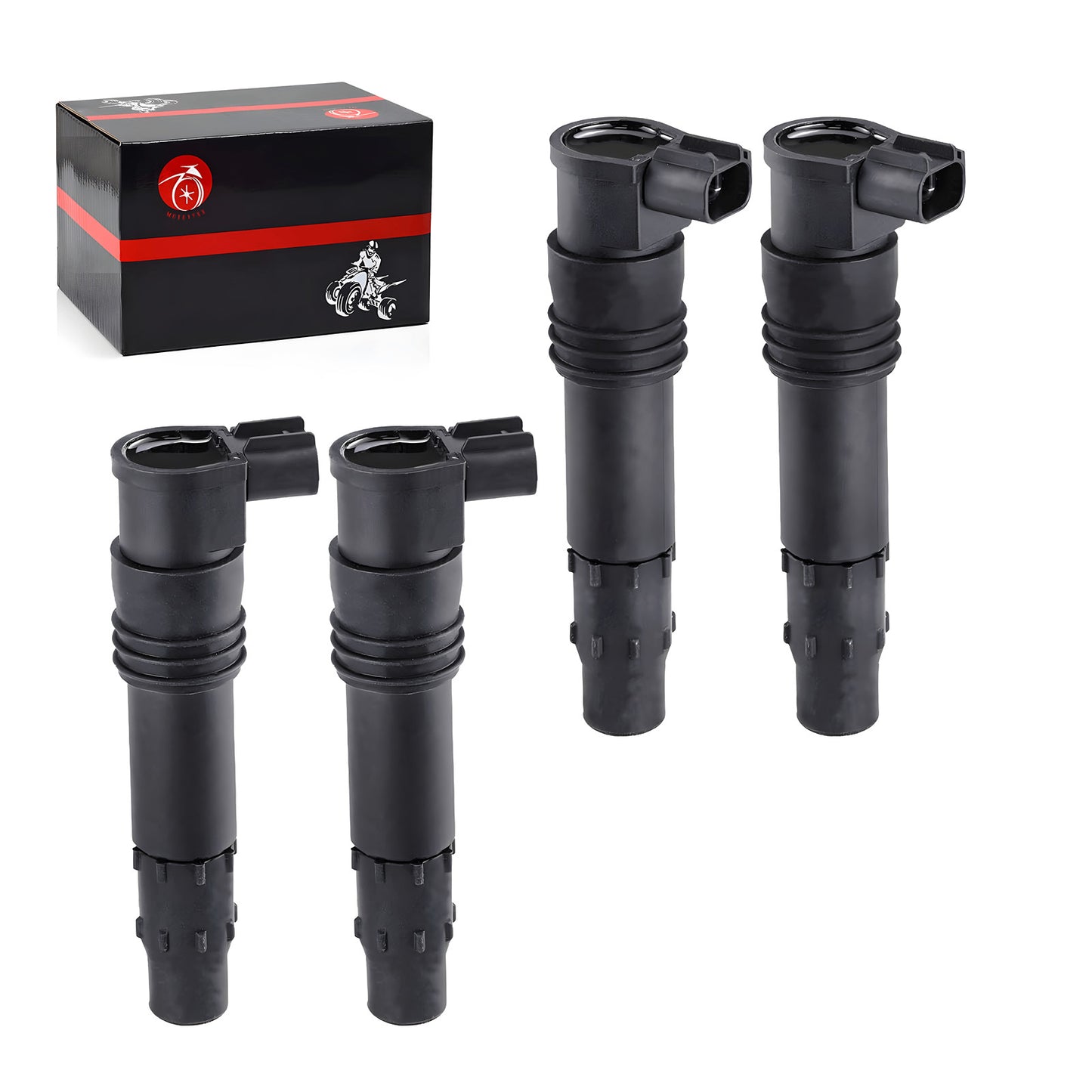 Set of 4 Ignition Coils for Suzuki Katana GSX650F Bandit GSF1250 Burgman AN650