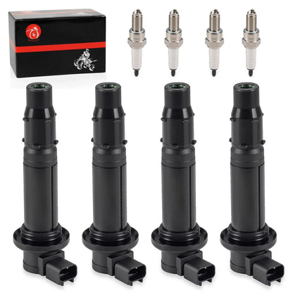 Ignition Coils Stick w/ Spark Plug for Yamaha YZF R6 (2003–2009)