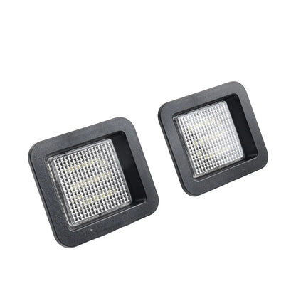 2X ABS Rear License Plate Light Lamp for Ford F150 (2015–2023)
