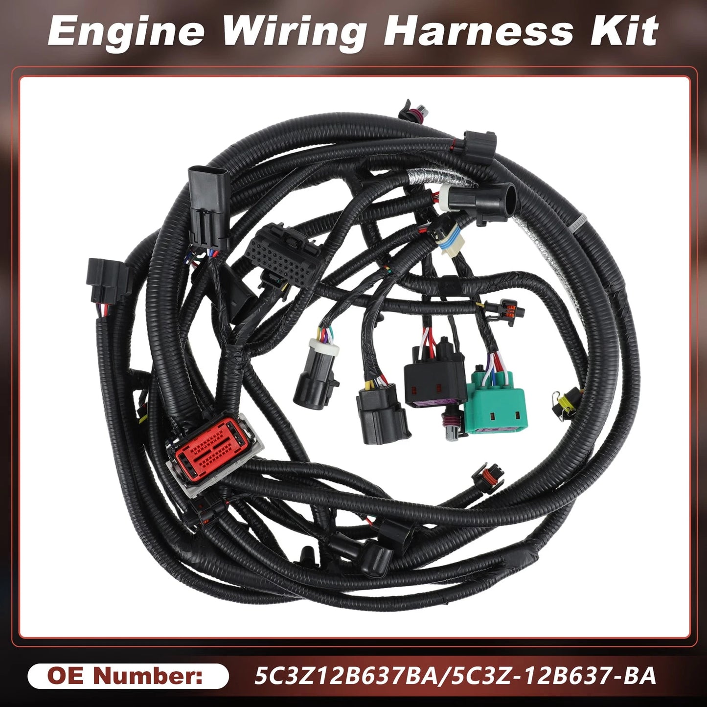 Engine Wiring Harness for Ford F250-F550 Super Duty 6.0L V8 (2005–2007) 5C3Z-12B637-BA