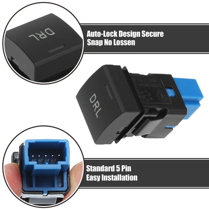 1 Pcs DRL Daytime Running Lights Switch for Toyota