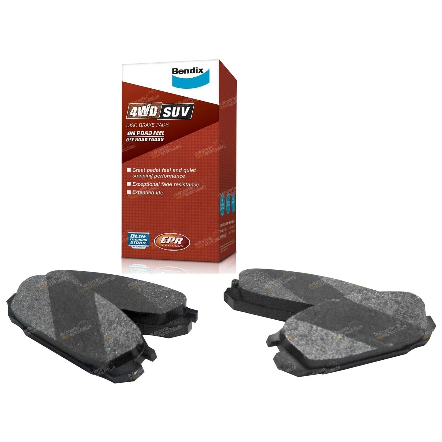 4WD Rear Disc Brake Pad Set for Ford Maverick (1988-1991)