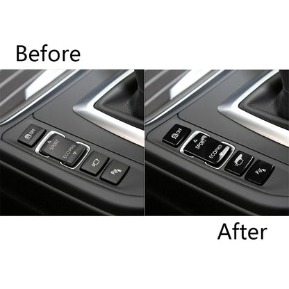 Black Gear Shift Switch Button Cover for BMW 1 2 3 4 Series (2012-2020)