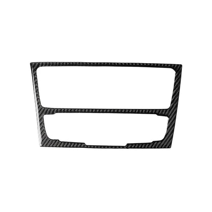 Black Carbon Fiber Interior Door Lock Button Cover Trim for Audi TT TTRS (2008–2014)