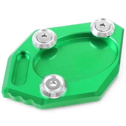 Kickstand Extension Pad for Kawasaki Z250 ZX250 EX300 Ninja250 (2013–2015) Green