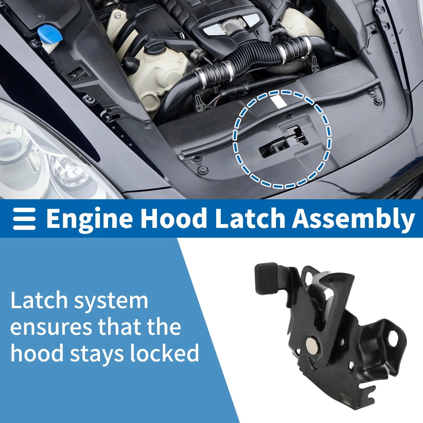 Hood Latch Assembly for Honda Fit Saloon (2003–2006) No. 74120SENH01