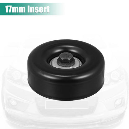 Idler Pulley for Chevrolet 36299 with Bolt, Dust Shield, Retainer, Spacer