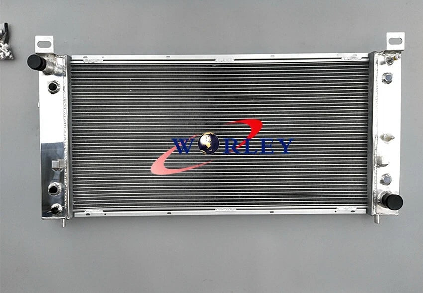 Aluminum Radiator with Fan for Chevrolet Silverado 1500 2500 3500