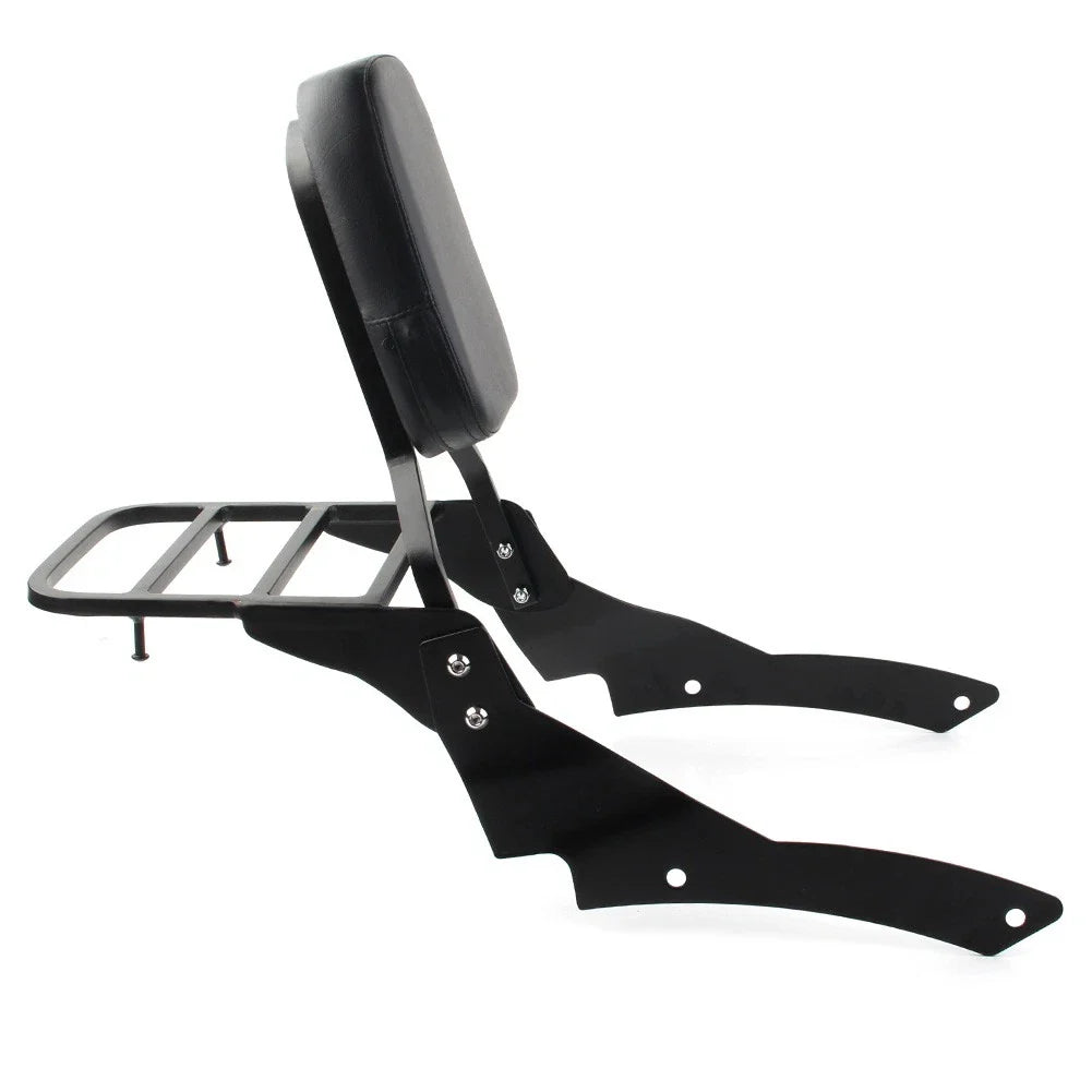 Backrest Sissy Bar Luggage Rack for Yamaha Dragstar V-Star 650 400 (96-11)