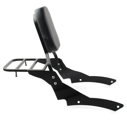 Backrest Sissy Bar Luggage Rack for Yamaha Dragstar V-Star 650 400 (96-11)