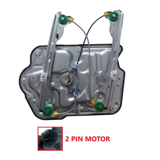 Front Left Window Regulator Panel 2pin motor For Nissan Qashqai (2006–2013)