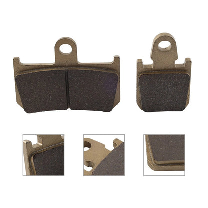 Front Brake Pads for Yamaha XV 1700 V-Max (2009–2021) - Brass Fiber, Champagne Gold