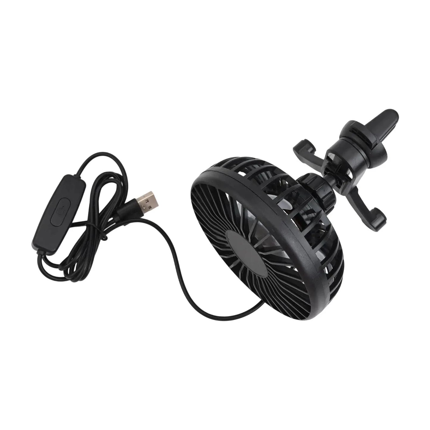 USB Interface for Car Fan Low Noise 3-Speed