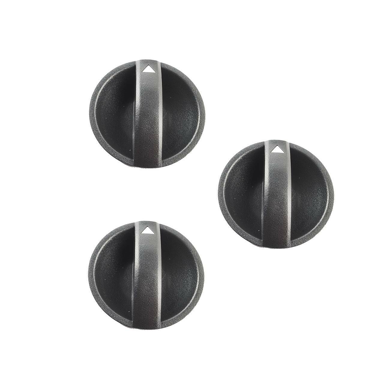 Set of 3 Control Knobs for Toyota Tacoma (2005–2011)