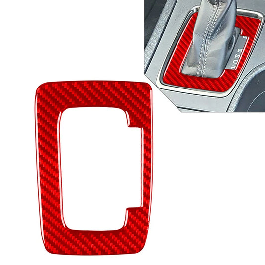Carbon Fiber Red Gear Shift Panel Cover Trim for Ford Ranger (2015–2022)