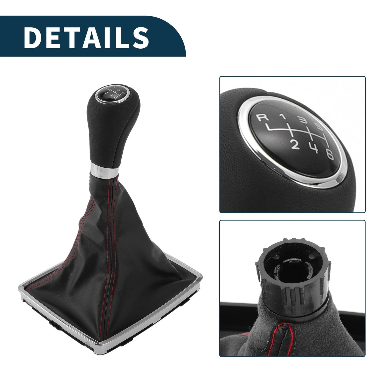 6 Speed Manual Gear Shifter Knob with Cover for Mercedes-Benz C-Class (2015–2021)
