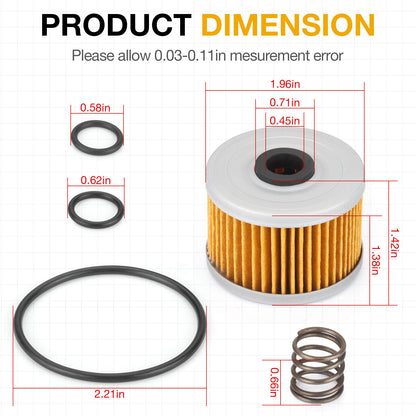 Oil Filter Spring for Honda Foreman TRX400 TRX450 TRX500 TRX520 (2000–2023)
