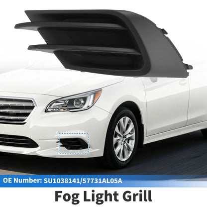 Fog Light Grille No.SU1038141 for Subaru Legacy (2015–2017) Black ABS