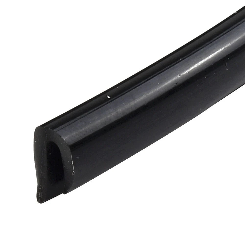 1pc 6M U-Shape Auto Door Moulding Rubber Strip Trim Guard Edge Protector Cover for Car