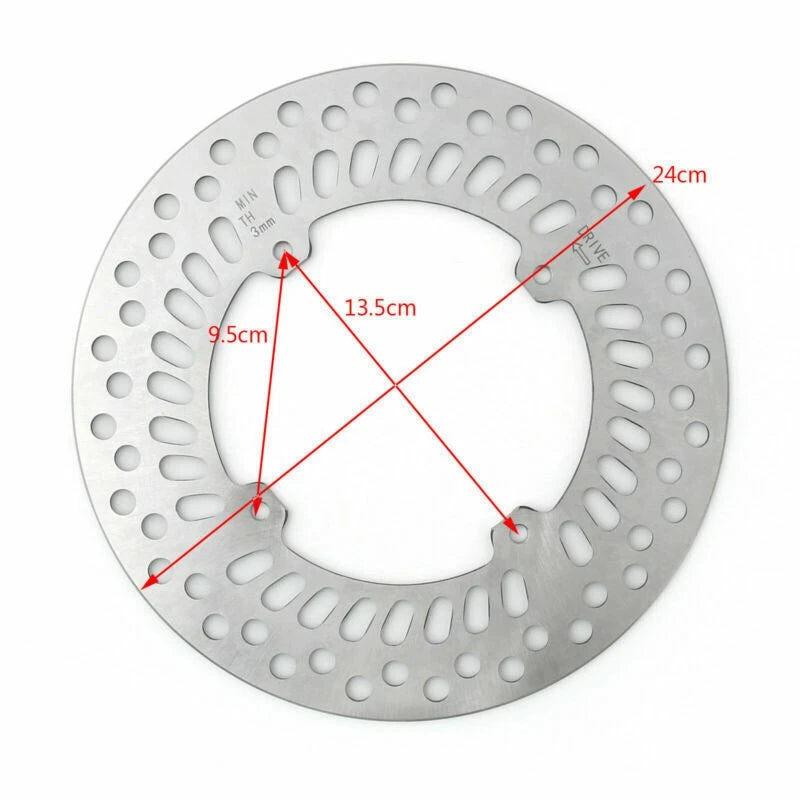 Front Brake Disc for Honda CR125 CR250 CRF250R CRF250X XR500 XR600