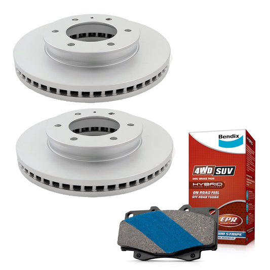 Front Brake Pads and Rotors for Ford Ranger (2011–2023) Mazda BT50 (2011–2023)