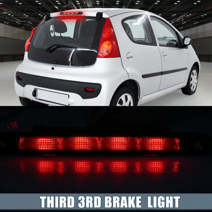 Tail High Mount Brake Stop Light No. 1606372780 for Peugeot 107 (2005–2014)