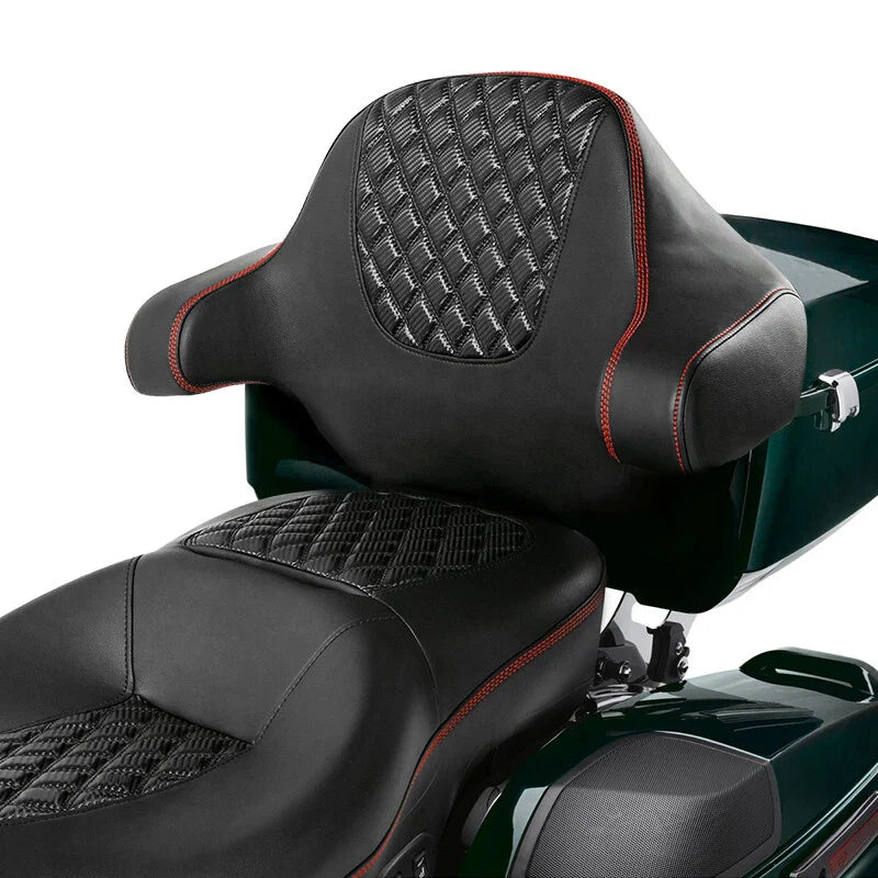Backrest Pad for Harley Tour Touring Tri Electra Road Glide (2014-2025)