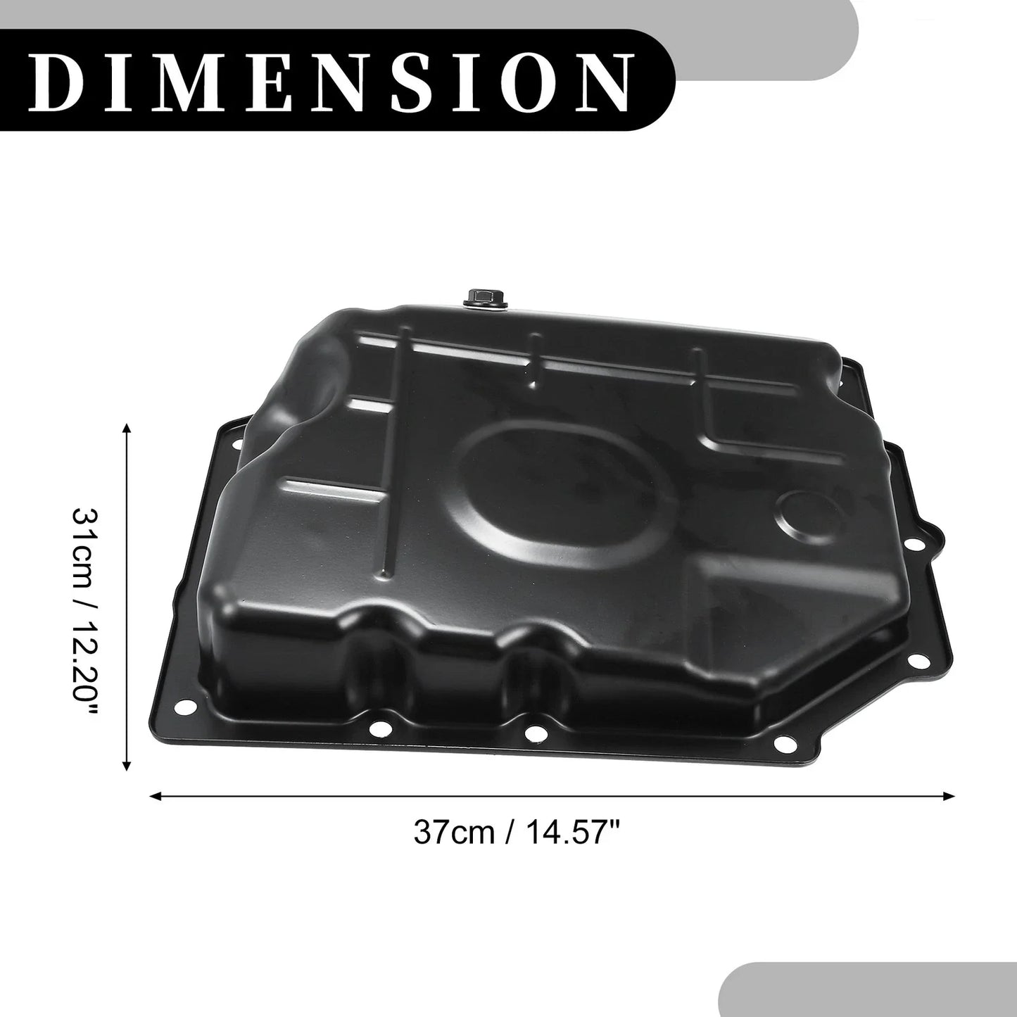 Engine Oil Pan for Dodge Challenger 2009-2010 - No.52852912AA/52852912AC Black